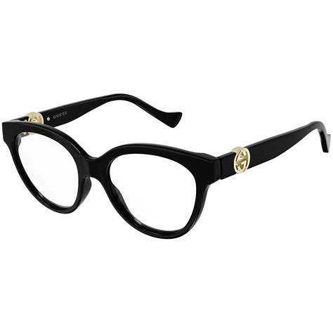 gucci eye glasses black 55 16 4 2 ce|cat eye glasses gucci.